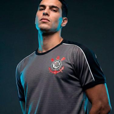 Imagem de Camisa Corinthians Chumbo Dry Oficial Bando de Loucos Masculina-Masculino