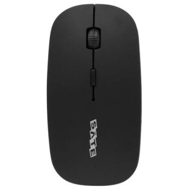 Imagem de Mouse Sem Fio Sate A-48G Pro Office 2.4GHZ Preto - Satellite