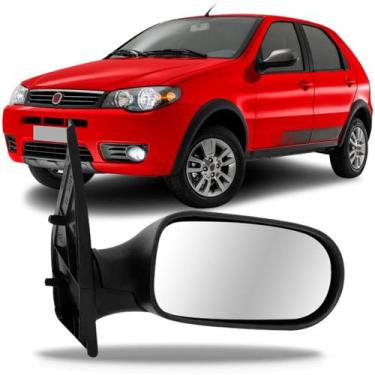 Imagem de Retrovisor Palio 4 Portas 2008 2009 2010 2011 Sem Controle - RETROVEX,