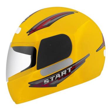 Imagem de Capacete Fechado Moto Mixs Start Masculino Feminino Segurança Conforto