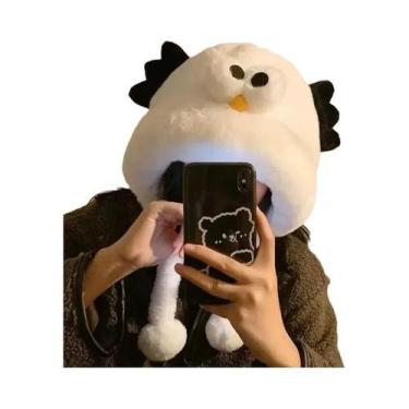 Imagem de Conjunto De Cachecol E Gorro Feminino 2 Em 1: Cachecol Quente De Inver