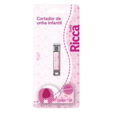 Imagem de Cortador De Unha Infantil Rosa - Ricca