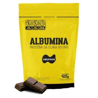 Imagem de Albumina Sabor Chocolate 420G - NATUROVOS
