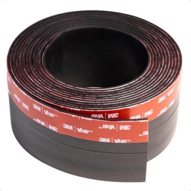 Imagem de Veda Frestas Vedapratic 6.4cm Preta: Proteção Poeira Água Insetos Acús