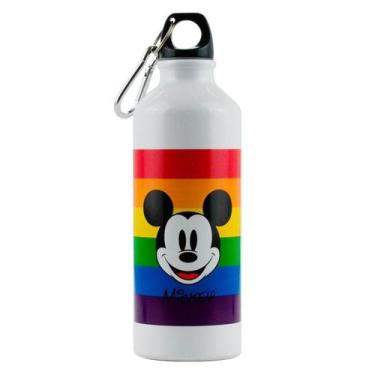 Imagem de Garrafa alumínio mickey arco-íris 500ml - disney
