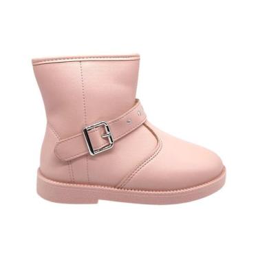 Imagem de Bota Infantil de Bebê Cano Curto Do 18 ao 25 Molekinha 2184101, Rosa, 