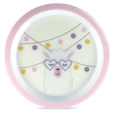 Imagem de Prato Infantil microondas e freezer Pimpolho Lhama 21 cm