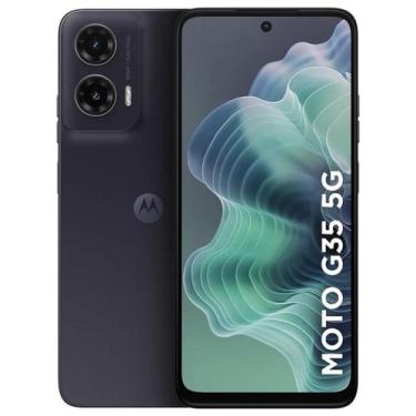 Imagem de Moto G35 5G 256GB 4GB RAM Tela 6,7 Full HD Câmera 50MP Bateria 5000mAh