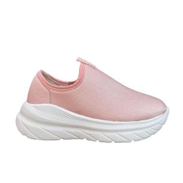 Imagem de Tênis Molekinha Infantil Menina 2584 Slip On, Rosa, 31, Infantil