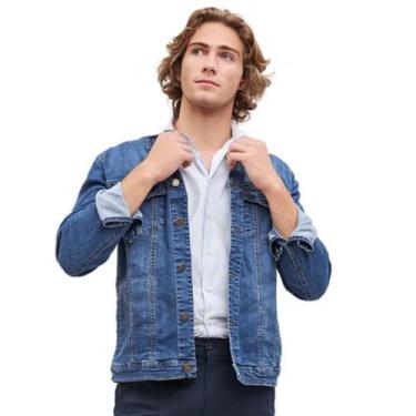 Imagem de Jaqueta youngstyle jeans masculino ref: youjm444, Jeans claro, M