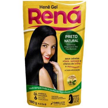 Imagem de Hene gel rena naturalmente poderosa preto natural 180gr - Embelleze