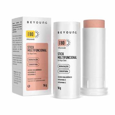 Imagem de Beyoung Stick Multifuncional FPS 80 Cor Bege Claro 14g