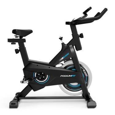 Imagem de Bicicleta Ergométrica Spinning 130kg Silenciosa PodiumFit S300