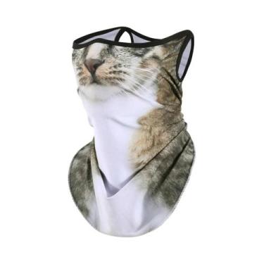 Imagem de Cachecol Mágico 3D De Animais, Aquecedor De Pescoço Respirável, Máscar