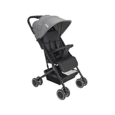 Imagem de Carrinho de Bebe Berço Passeio Compacto Kiddo Mascote Grafite