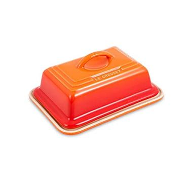 Imagem de Manteigueira de Cerâmica - Oficial Le Creuset - Laranja