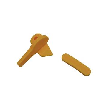 Imagem de Caixa com 2 pacotes, 6 pares/pacote, inserção de plástico para trocador de pneu | Protetor de aro de nylon para cabeça de montagem de devolução, peça de máquina de pneu | Protetor de cauda | Kit de acessórios de proteção para reparo de pneu, 02YCL