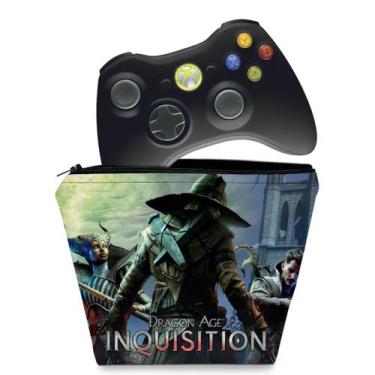 Imagem de Capa Compatível Xbox 360 Controle Case - Dragon Age Inquisition - Pop