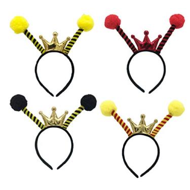 Imagem de 4 Pcs De Abelha Argolas De Cabelo Para Festivais Boppers Favores De Festa De Cosplay De Halloween Cocar De Tentáculo De Abelha Chapéu De Festa Decorar Filho Inventar