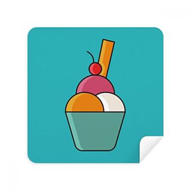 Imagem de Tecido de camurça para limpeza de tela com tecido de camurça para sorvete doce, embalagem com 2