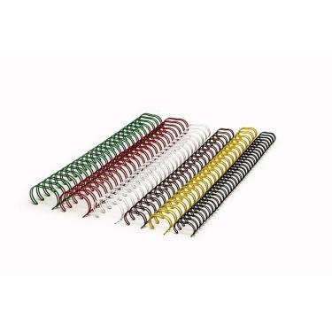 Imagem de Bobina de Garras de Duplo Anel Wire-o 2x1 1"1/4 270 Folhas Cor Preta