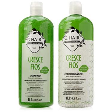 Imagem de G.Hair Cosméticos Kit Cresce Fios Shampoo + Condicionador 1L