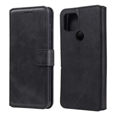 Imagem de YUNCHAO Caixa de telefone Para Google Pixel 5 XL/Pixel 4a 5G Classic Texture PU + TPU Bolsa de couro horizontal flip, com suporte, slots de cartão e carteira capa para celular