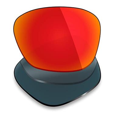 Imagem de Mryok Lentes de reposição polarizadas para Spy Optic Crossway – Vermelho fogo