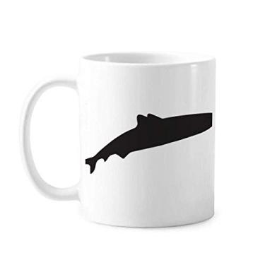 Imagem de Caneca Streamline Shark Fierce Fish Outline Cerâmica Café Porcelana Utensílios de Mesa