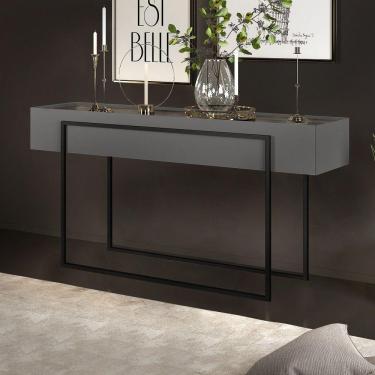 Imagem de Aparador MDF com Espelho Pilar 137cm Dj Móveis