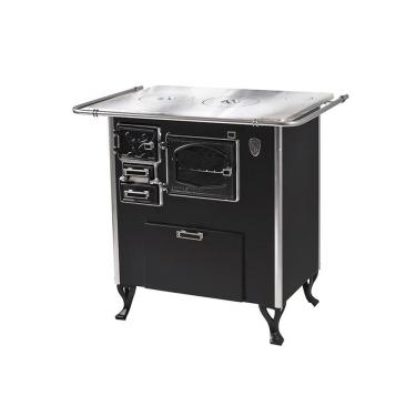 Imagem de Fogão A Lenha C Forninho Dir Preto Fornos Pinhal Alumínio N1