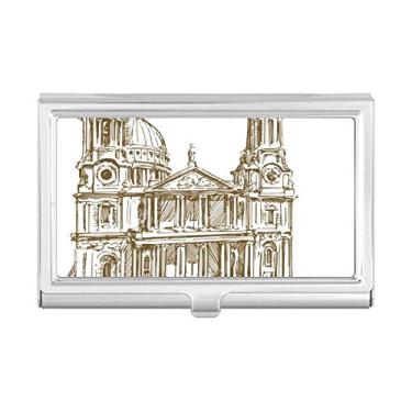 Imagem de St.Paul's Cathedral England London Porta-cartões de visita Carteira de bolso