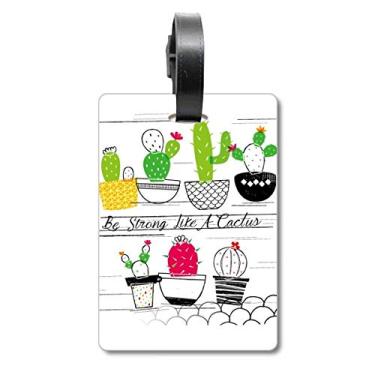 Imagem de Suculentas Vaso de Cacto de Planta para Suculentas, Etiqueta de Bagagem