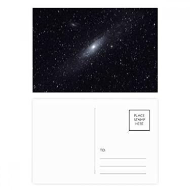 Imagem de White Star Nebulae Conjunto de cartões postais de aniversário para enviar cartões de agradecimento