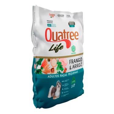 Imagem de Raçao Quatree Life Caes Adultos Raças Pequenas Frango 15kg
