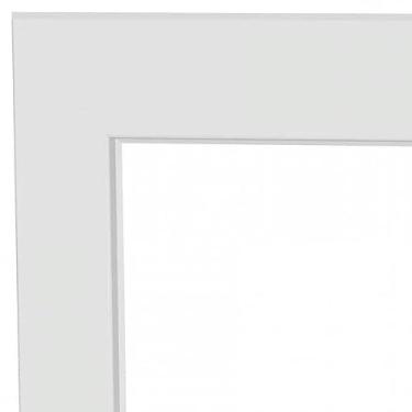 Imagem de Guarnição de Alumínio para Porta Lambri Lucasa Ideale 215cmx85cm Branco