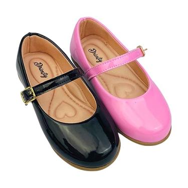 Imagem de Kit Com 2 Pares Sapatilha Infantil Menina feminina do 20 ao 34 Direto Da Fabrica Super Confortavél SPT001 (Preto e Rosa Bale, br_footwear_size_system, toddler, numeric, numeric_21)