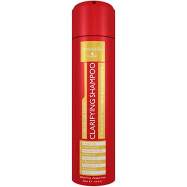 Imagem de Arvazallia Clarifying Shampoo Infused with Revitalizing Essential Oils - Professional-Grade Anti-Residue Cleanser with Argan Oil , Tea Tree Oil , Peppermint Oil , Olive Oil , Sesame Oil , Aloe