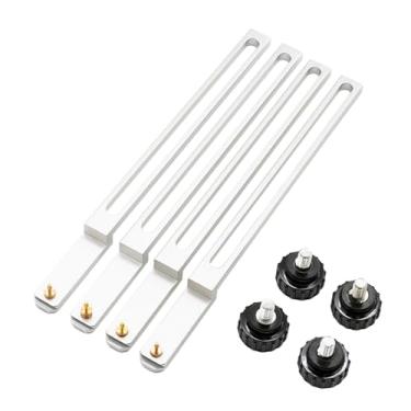 Imagem de Esquirla 4 peças de estação de retrabalho bga bga pcb gabarito kits para ir6500 para ir12000 peças de reposição durável acessório reballing bga, 180 mm