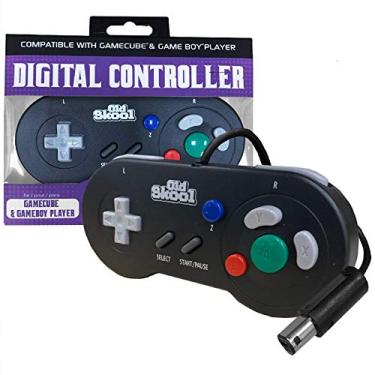 Imagem de Old Skool DIGITAL CONTROLLER COMPATIBLE WITH GAMECUBE & GAMEBOY PLAYER -,Black