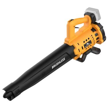 Imagem de Soprador de folhas sem fio para bateria De-Walt 20V Max, soprador elétrico de 480 CFM com motor sem escova, bloqueável para manter velocidades de até 130 MPH, soprador portátil para soprar neve,