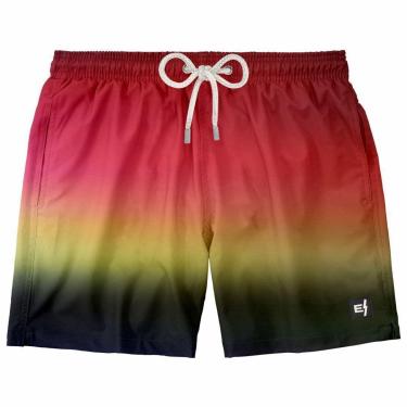 Imagem de Bermuda Masculina Praia Casual Estampada Surf Boardshort Verão Moda Fitness Tactel-Masculino