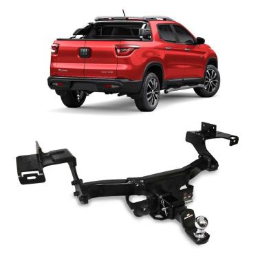 Imagem de Engate Reboque Fiat Toro 2016 a 2023 Keko K1 400 kg Removível