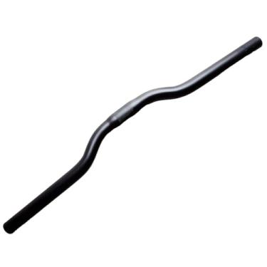 Imagem de Generic Guiador de bicicleta, liga de alumínio, cabe em haste de 25.4mm, guidão de bicicleta de barra plana para bicicletas de estrada, componente de ciclismo