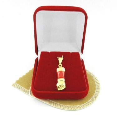 Imagem de Pingente Figa 25mm Folheado Ouro 18k Pi201 - WNBIJOUTERIAS