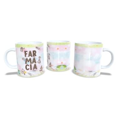 Imagem de Canecas de Porcelana Branca Personalizadas Profissões 5 (Farmacia6)