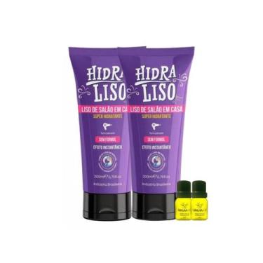 Imagem de 2 Progressiva Organica Hidraliso Alisante De Chuveiro 200 Ml