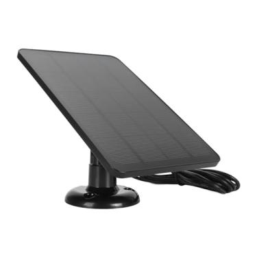 Imagem de Carregador de Câmera de Painel Solar de 10 W para Câmera de Segurança Externa, Painel Solar de Câmera à Prova D'água IP66 Com Montagem Ajustável de 360 ​​°, Cabo de 9,8 Pés,