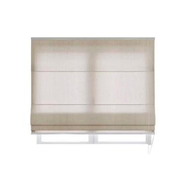 Imagem de Persiana Romana Translucida Bege - 1,90m x 1,20m - RM Policarbonatos e