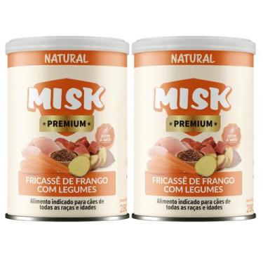 Imagem de Kit 2 Ração Úmida Natural Misk Cães Fricassê Frango Legumes